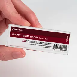 Бейдж Axent акриловий на магніті 4510 (75х25 мм) (4510-A) - мініатюра 4