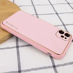 Шкіряний чохол Xshield для Apple iPhone 11 6.1" Рожевий / Pink - мініатюра 3