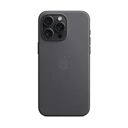 Чехол для Apple iPhone 15 Pro Max, FineWoven Case with MagSafe, черный, защитная накладка из материала FineWoven, противоударный, для iPhone, защита всего корпуса, поддержка беспроводной зарядки и MagSafe, (ARM71987) - мініатюра 6
