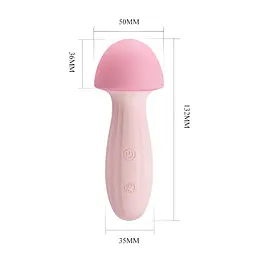 Вібратор Pretty Love Mushroom 13.2 см світло-рожевий - мініатюра 4