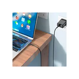 Дата кабель USB-C to USB-C 1.0m 60W Triumph BX51 black BOROFONE (6931474751669) - мініатюра 6