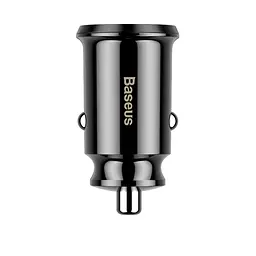Автомобільний зарядний пристрій Baseus Grain Car Charger Black CCALL-ML01