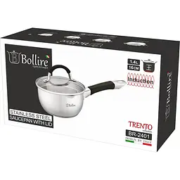 Ківш з кришкою Bollire Trento, 16 см, 1,4 л (BR-2401) - мініатюра 3