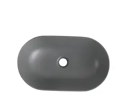 Умивальник накладний Mixxus Premium Ellipse-0109 500x300x140 мм MP6653, Графит - мініатюра 9