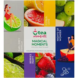 Чай чорний Tea Moments Magical Moments Асорті 4 смаки x 8 пірамідок - мініатюра 2