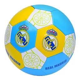 М'яч футбольний Bambi EN 3311(Blue-2) 21,3 см, ПВХ, розмір 5, 260-280 грам