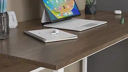 Комп'ютерний стіл Ferrum-decor Коді 75x120x60 білий ДСП Дуб Сонома Труфель 16мм (FRD-101193) - мініатюра 3