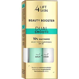  Сироватка Lift 4 Skin Beauty Booster Dual Smooth 10% Niacynamid Serum + Cream SPF30+30 мл (2шт. х15 мл) - мініатюра 2