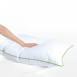 Подушка пух Cosas Snow антиалергенна 70x70 см 2 шт. білий (Set_2Pillow_70x70_Fluff_KGreen) - мініатюра 6