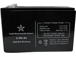 Аккумулятор для ИБП/инвертора KSTAR 12V 9AH (6-FM-9A)