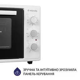Електрична піч Minola FOET 4815 WH - мініатюра 3