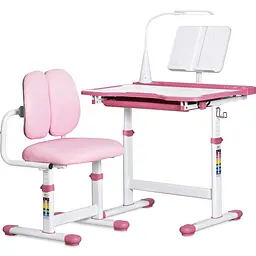 Комплект меблів Evo-kids (стіл+стілець+полиця+лампа) BD-23 PN