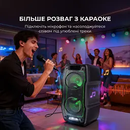 Портативна колонка Sharp PS-931 XParty Sing Party - мініатюра 7