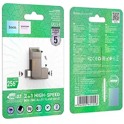 Hoco Clever USB3.2 Type-C mini flash drive (256GB) UD14 |exFAT| - мініатюра 2