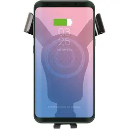 Автотримач із бездротовою зарядкою MHZ Holder HZ HWC3 Wireless charger, чорний - мініатюра 4