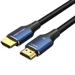 Кабель HDMI M - M, 1.5 м, V2.1, 8K 60Гц обплетення, Синій Aluminum Alloy Type Vention