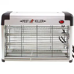 Електричний знищувач комах прилад для знищення комарів мух 42x8x26 см PEST KILLER BK-L30 потужністю 30 Вт - мініатюра 3