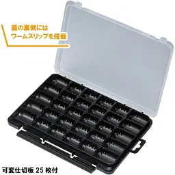 Коробка Meiho Light Game Case 3010 205x145x18mm Black - мініатюра 4