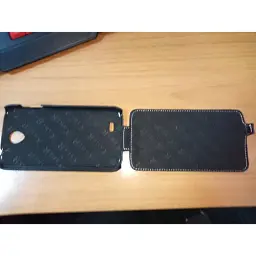 Чохол Carer Base для Lenovo A850 фліп чорний - мініатюра 3