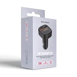 FM-трансмітер ArmorStandart ASF1 18W QC3.0 2xUSB black (ARM82826) - мініатюра 4