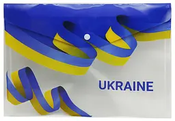 Набір папка-кнопка А4+, 18 мкм, Україна, 23.5x33 см, 4 шт. в упаковці (В асортименті)