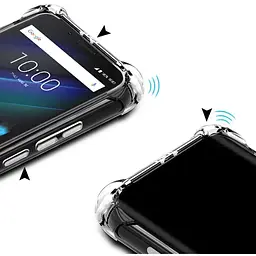 Панель BeCover Anti-Shock для Nokia C22 Clear (709829) - мініатюра 2