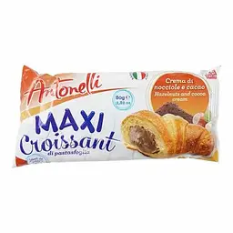 Круасани Antonelli Maxi Hazelnuts з горіховою начинкою 8 шт. - мініатюра 2