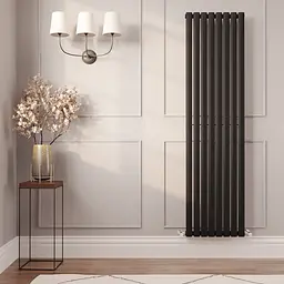 Радіатор дизайнерський Ideale Adele 11 8/1800/472 чорний, Чорний - мініатюра 5