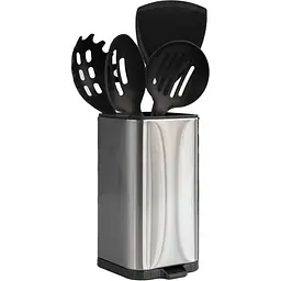 Органайзер для кухонного приладдя МВМ My Home, нержавіюча сталь (KP-66 SS/BLACK)