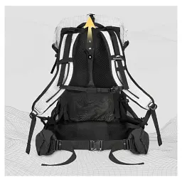 Рюкзак туристичний Naturehike Helium CNK2450XB016, 40 л, білий, M (6976507668088) - мініатюра 4