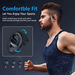 Бездротові Bluetooth-навушники з Hi-Fi звуком, автономністю до 75 годин і мікрофоном - мініатюра 2
