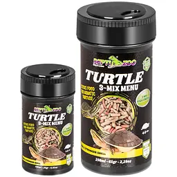 Корм із часником для водних черепах Repti-Zoo Turtle 3-Mix Menu 100мл - мініатюра 4