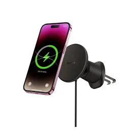 Бездротовий автомобільний зарядний пристрій Baseus CW01 MagSafe Wireless Charging Car Mount Air Vent 15W C40141001111-00 - мініатюра 4