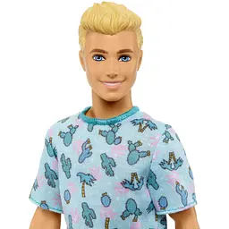 Лялька Barbie Кен Модник у футболці з кактусами, 31,5 см (HJT10) - мініатюра 3
