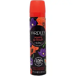 Yardley Дезодорант Poppy & Violet 75мл