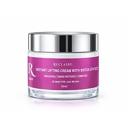 Моментальний ліфтинг-крем з ефектом ботоксу Lifting Cream with Botox Effect Reclaire cosmetics 50 мл - мініатюра 2