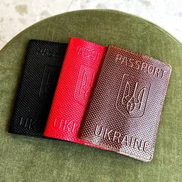 Стильні шкіряні обкладинки для паспорту 13.5 см