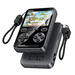 Універсальна мобільна батарея Hoco Q47 Shine PD20W power bank with game console 10 000mAh металево-сірий