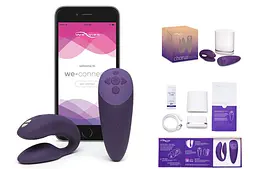 Вібратор для парного використання We-Vibe Chorus фіолетовий We-vibe SO6923 90141 - мініатюра 1