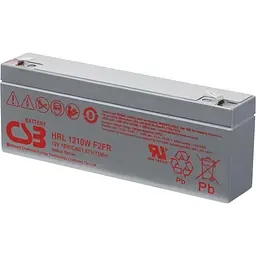 Акумуляторна батарея для ДБЖ CSB AGM 12 V / 2.3 А*ч (HRL1210WF2)