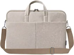 Сумка для ноутбука 15.6'' Defender Solid шкіра, карман, бежева - мініатюра 3