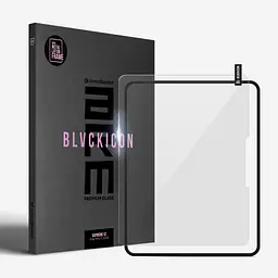 Захисне скло для планшета Apple iPad Pro 11 (2024)/Pro 11 (2025) M5 Supreme Black Icon, олеофобне покриття, загартоване скло 9H з японським покриттям Daikin, на весь дисплей, антистатичний клей, преміум захист, ArmorStandart (ARM78106)