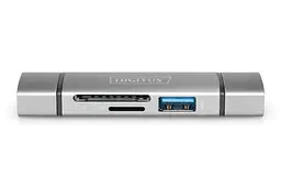 Універсальний кардридер USB-C/USB 3.0 SD/MicroSD DIGITUS70886 - мініатюра 7