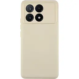 Чохол TPU GETMAN Liquid Silk Full Camera для Xiaomi Poco X6 Pro Пісочний / Sand