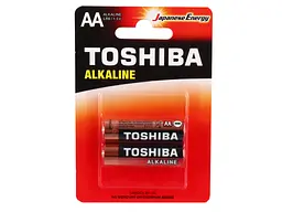 Батарейки Toshiba lr6/2 bl alkaline ціна за 1 шт.