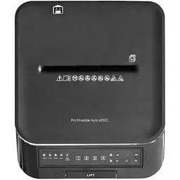 Знищувач документів HP Pro Shred Auto 400CC, A4, 80g х 10 л.,4*12, 53л., P-4 - мініатюра 4