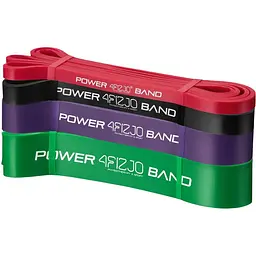 Еспандер-петля 4Fizjo Power Band (Гумка для фітнесу і спорту) 6-36 кг 4 шт 4FJ0063 (P-5907222931844)
