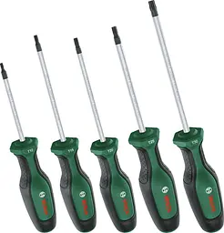 Викрутка Torx T10, 15, 20, 25, 30 набір 5шт Bosch hoz0014147 - мініатюра 2