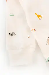 Слип для малышей с открытыми ножками на кнопках Giraffe - миниатюра 3