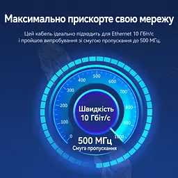Мережевий кабель Ethernet Vention 1,5 м патч-корд RJ45 штекер на RJ45 штекер Cat6A до 10 Гбіт/с кутові роз'єми 90° з обертанням на 360° тонкий діаметром 2,8 мм неекранована вита пара UTP жили з безкисневої міді смуга частот 500 МГц чорний (IBOBG) - мініатюра 6